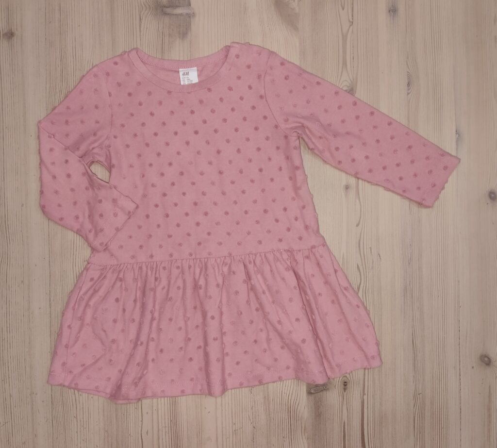 12-18 months - Girl - Pink textured dress