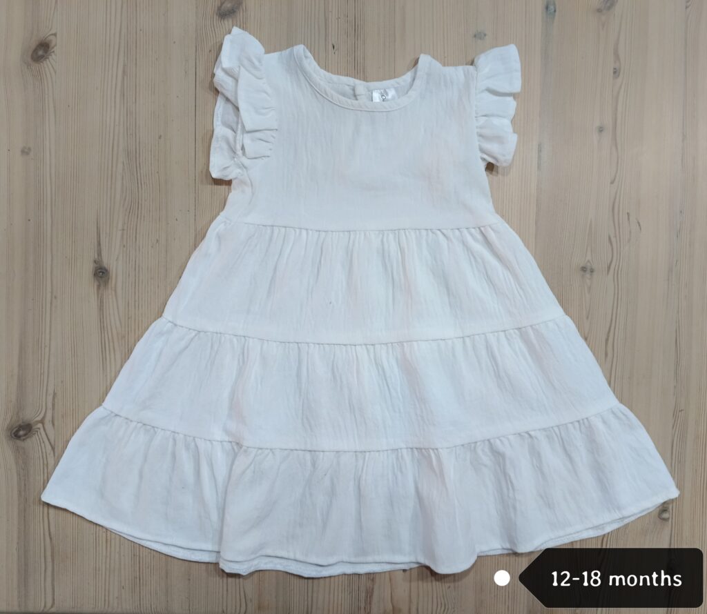 12-18 months - White dress