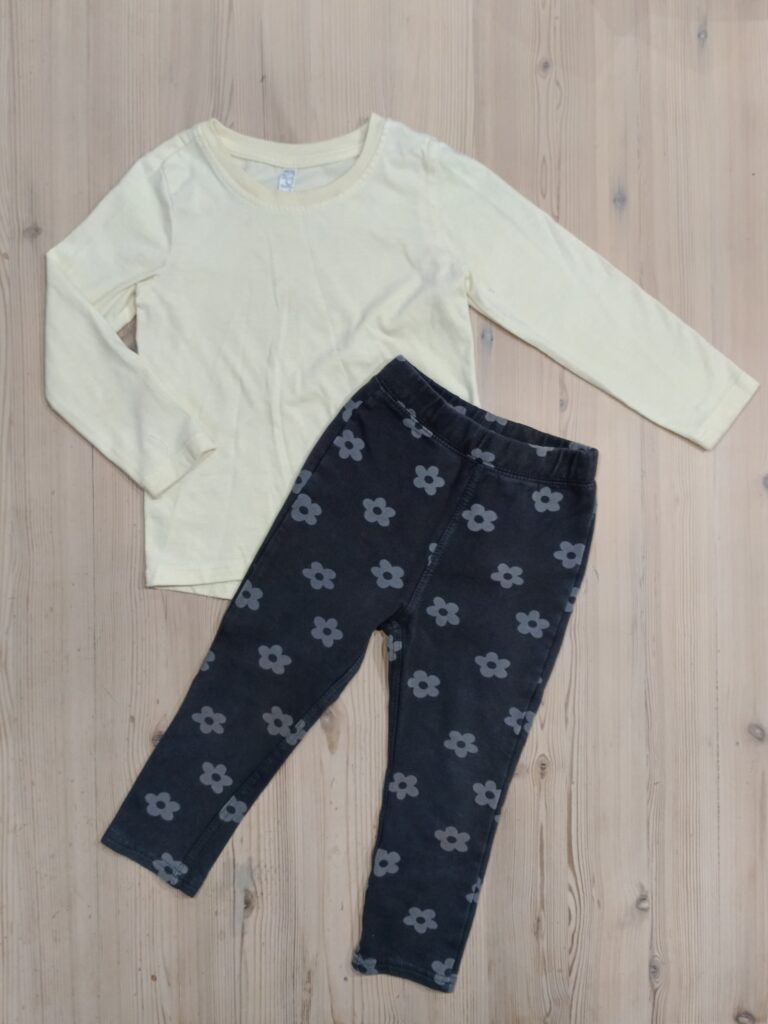 3-4 years - Yellow shirt with Woolworths pants