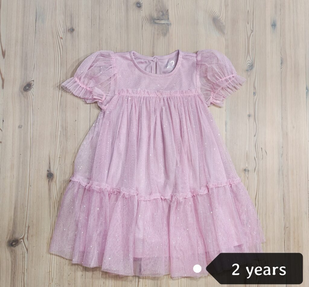 2-3 years - Pink glitter dressÂ