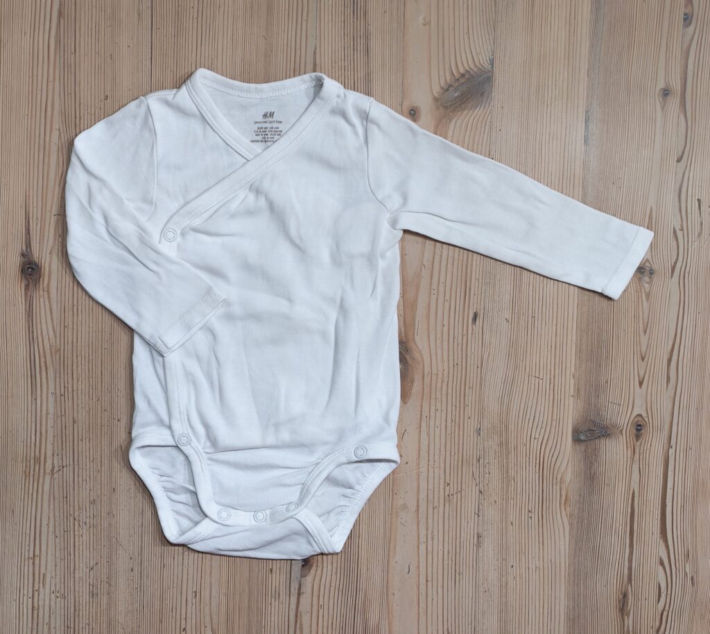 4-6 months - H&M wrapover bodysuit