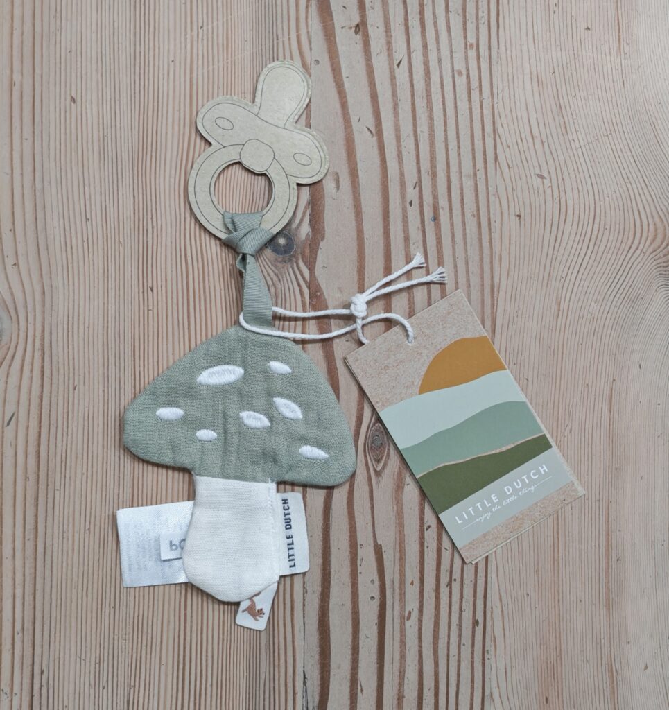 Mushroom Little Dutch pacifier cloth