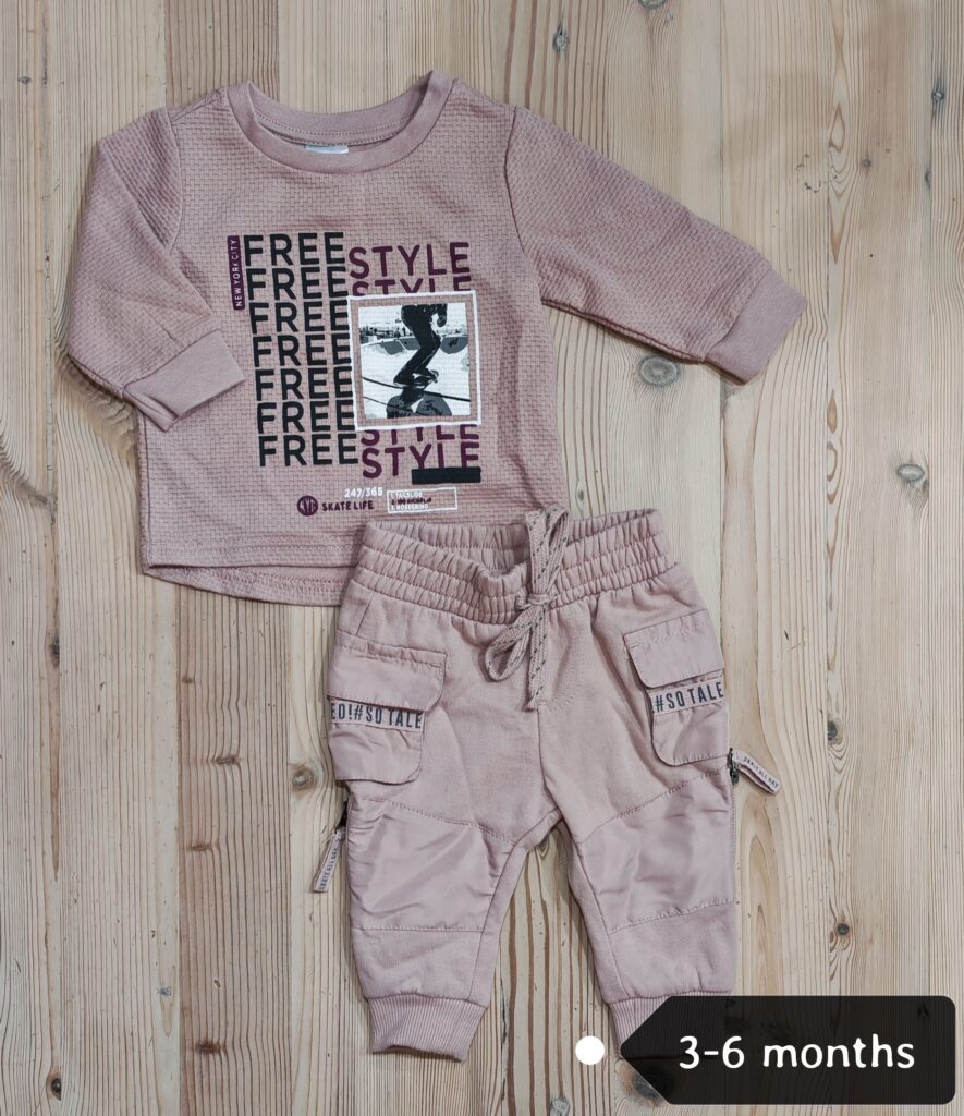 3-6 months - Pink tracksuitÂ