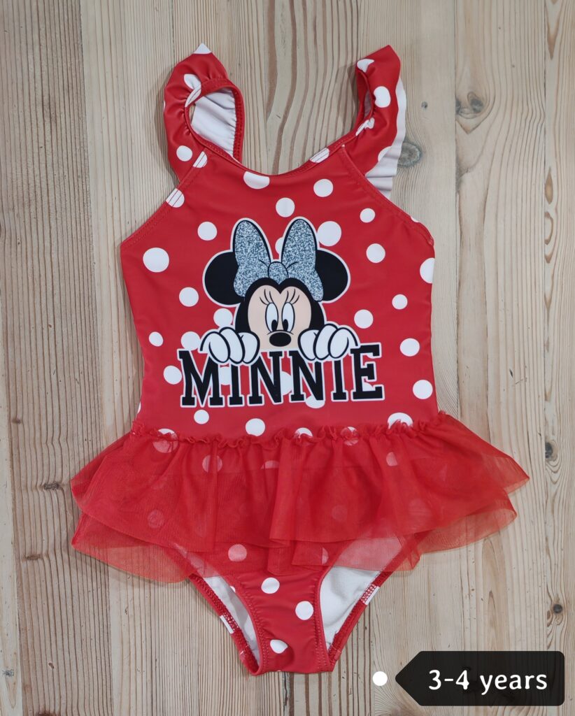 3-4 years - Minnie mouse swimsuit 