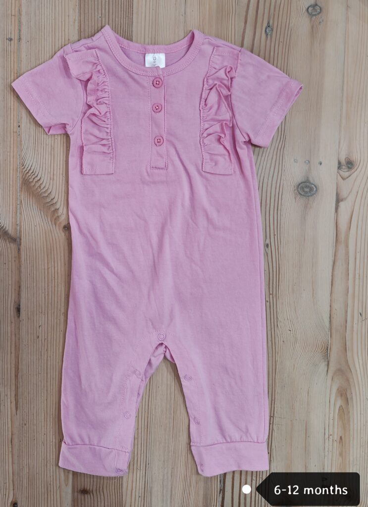 6-12 months - Pink jumpsuitÂ