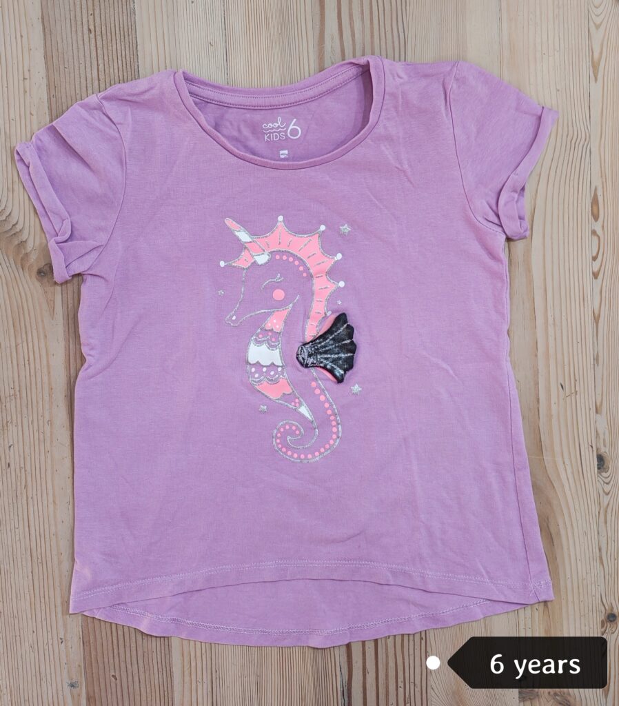 6-7 years - Purple Woolworths t-shirt