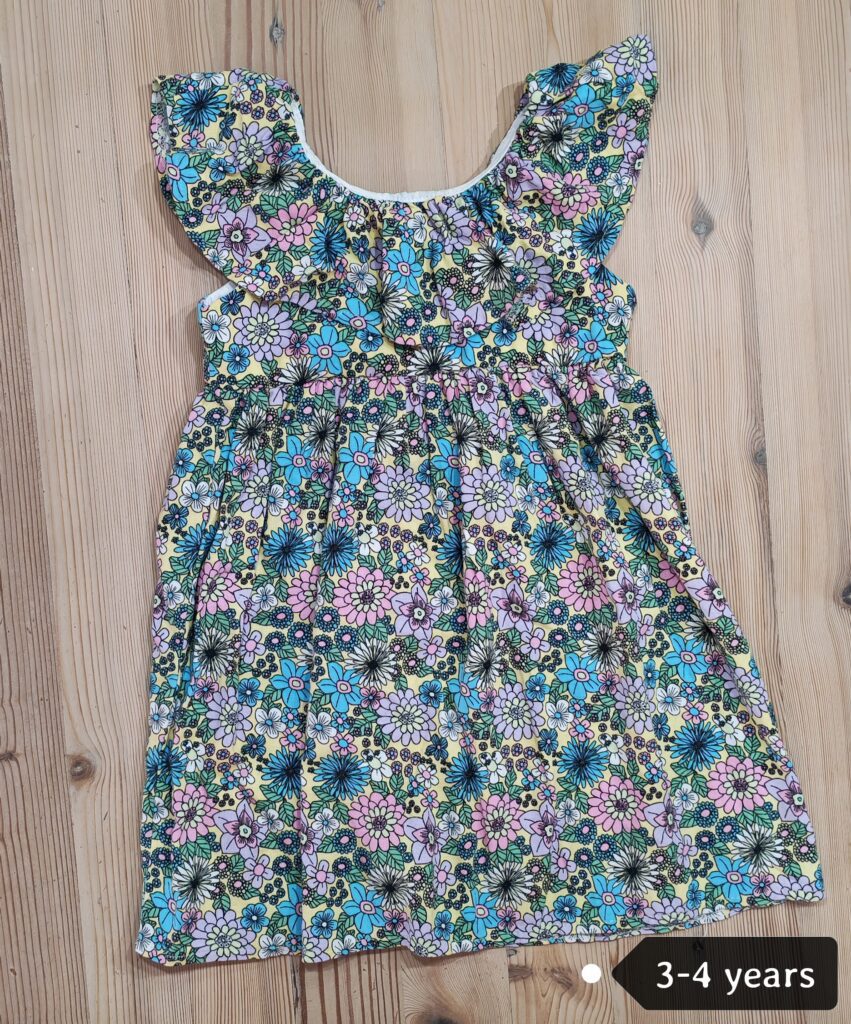 3-4 years - Flower print dress