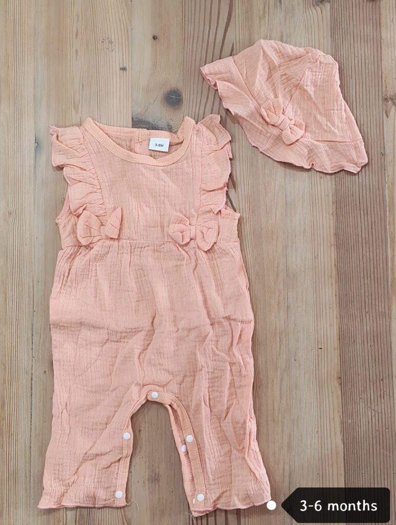 6-9 month's - Brand New peach outfitÂ