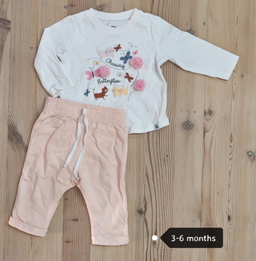 3-6 months - Pink outfit