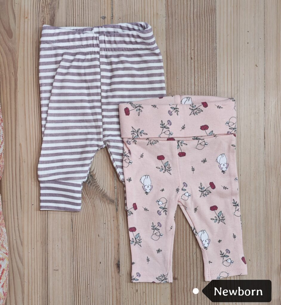 0 Newborn - Set of 2 leggings 