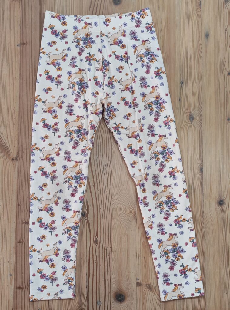 12-13 years - White unicorn leggings