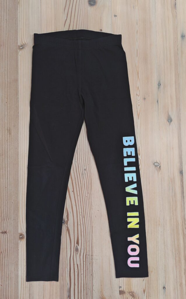 7-8 years - Black Woolworths legging