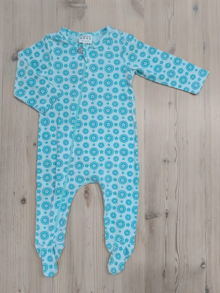 3-6 months - Blue sleepsuit (Keedo)