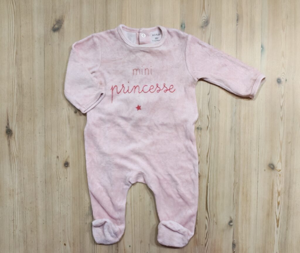 3-6 months - Mini Princess sleepsuit (KIABI)