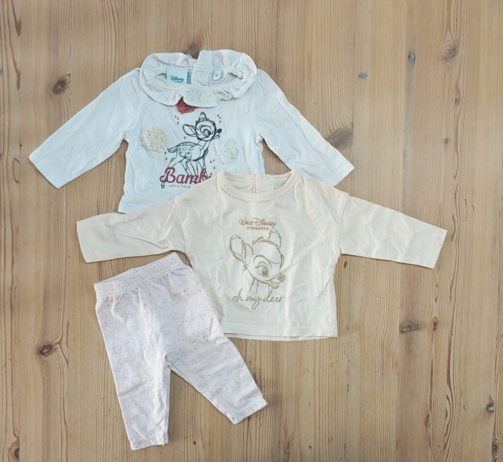 0-1 months - Cute Bambi outfit (Disney)