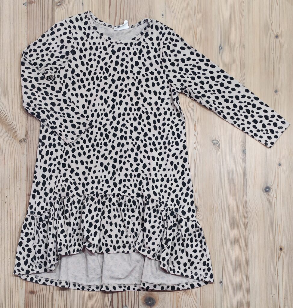 5-6 years - Leopard print dress