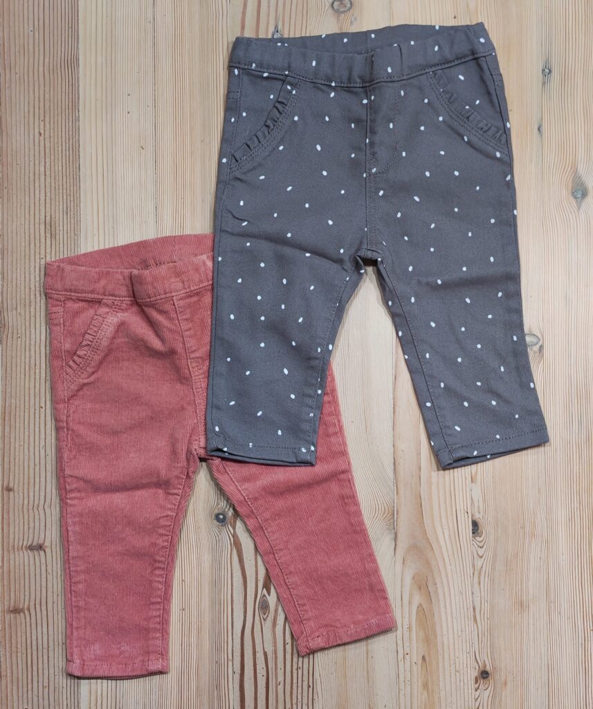 4-6 months - Set of 2 H&M trousers