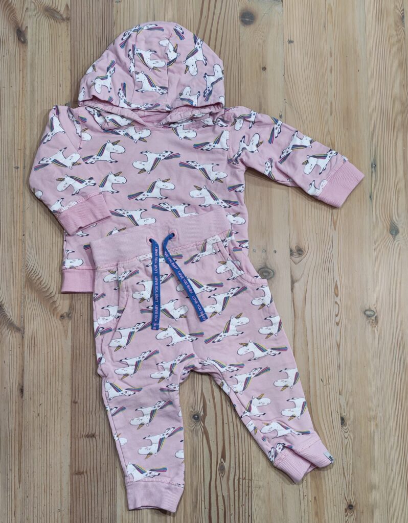 12-18 months - Pink unicorn tracksuit