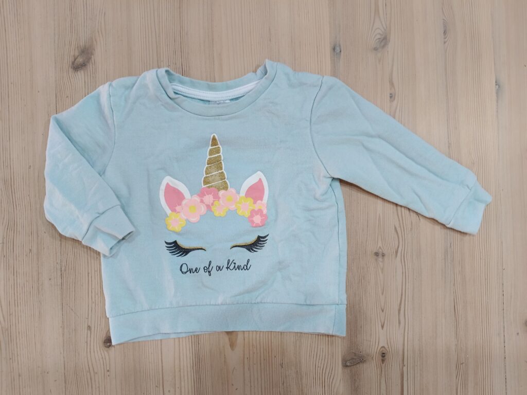 12-18 months - Blue unicorn sweaterÂ