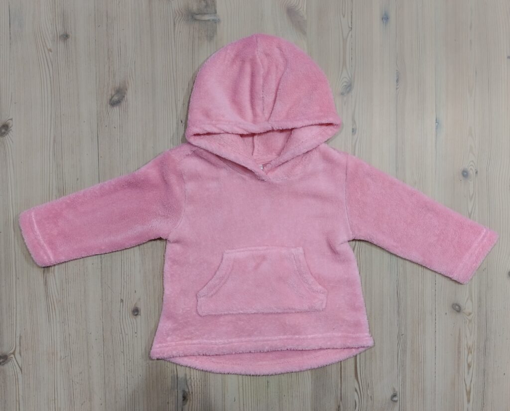 12-18 months - Pink fleece hoodieÂ