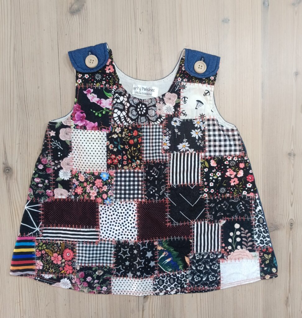 6-12 months - Check floral dressÂ