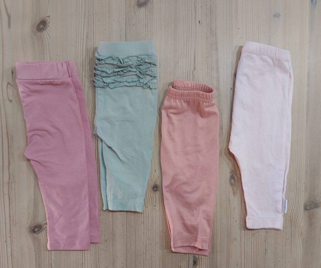 0-3 months - Set of 4 leggings