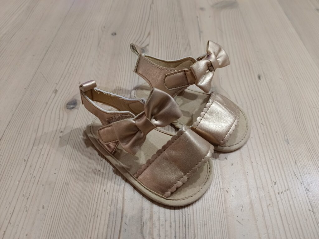 1 (12cm) - Rose gold sandalsÂ