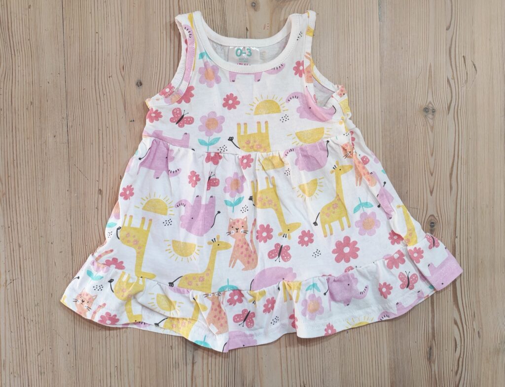 0-3 months - Animal print summer dressÂ