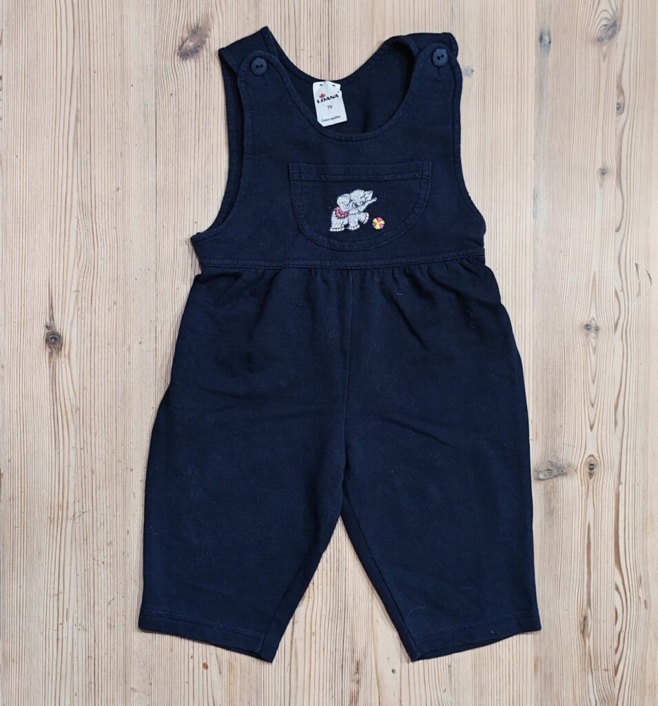 3-6 months - Navy dungaree LOANA