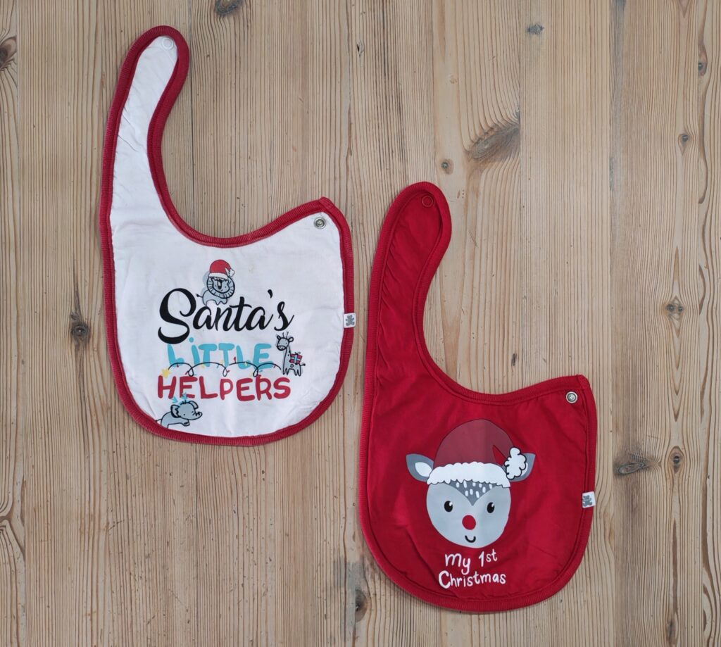 Woolworths christmas bibs