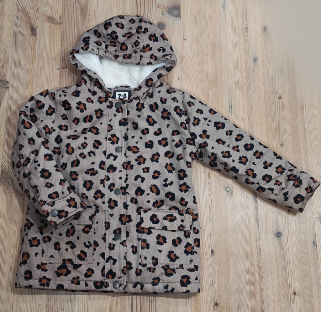 7-8 years - Leopard print Cotton on jacket