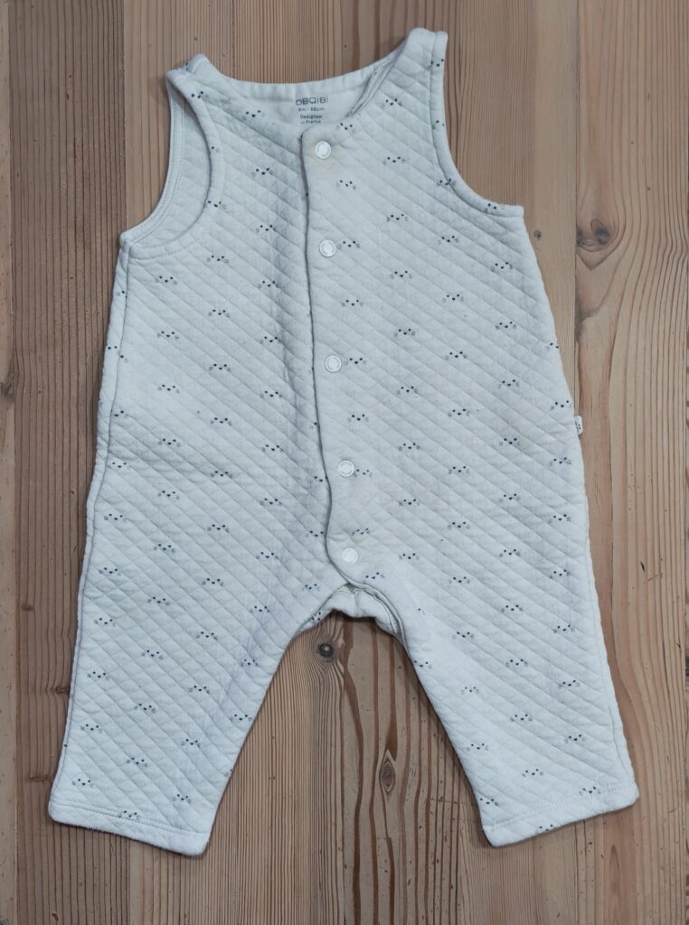 3-6 months - White romper