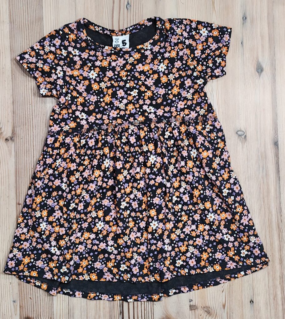 5 years - Flower print Cotton on dress