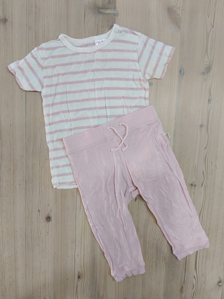 6-12 months - Pink Boody baby outfitÂ