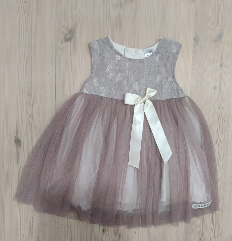 18-24 months - Cute cream/brown tulle dress