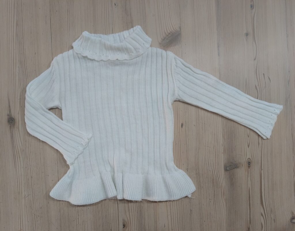 12-18 months - White turtle neck shirt