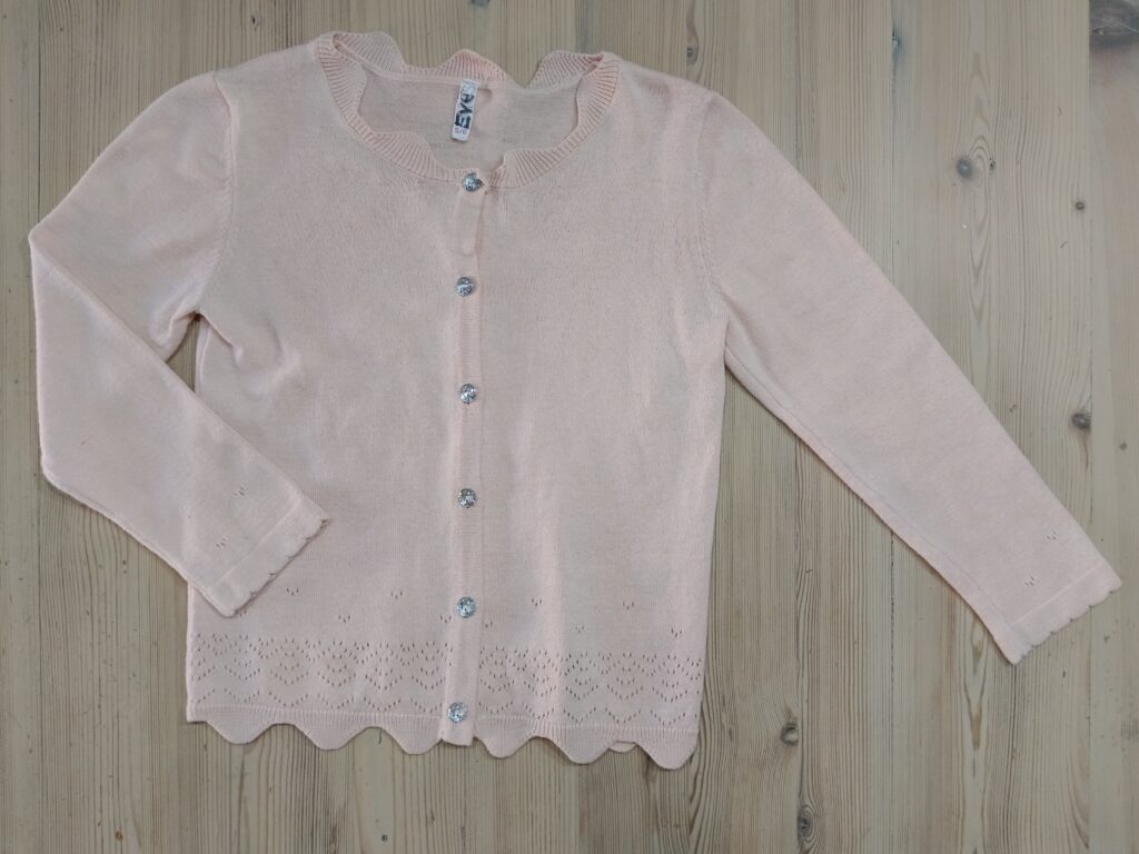 5-6 years - Cute pink cardigan