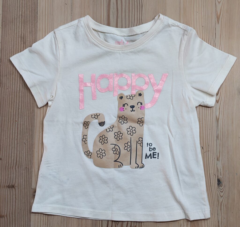 3-4 years - Happy cat shirt