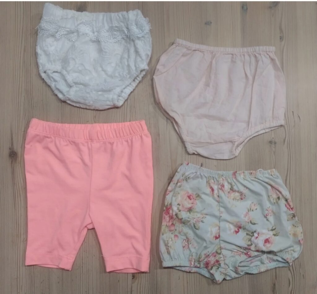 3-6 months - Set of 4 bloomers/legging