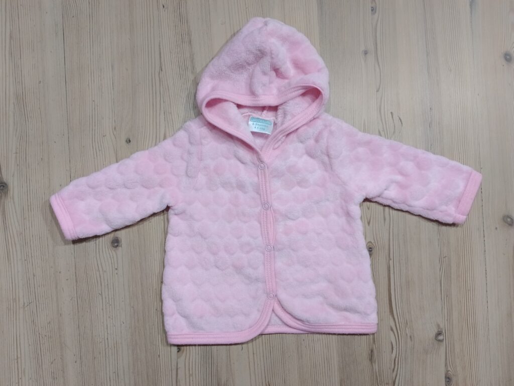 0-3 months - Pink fleece jacketÂ