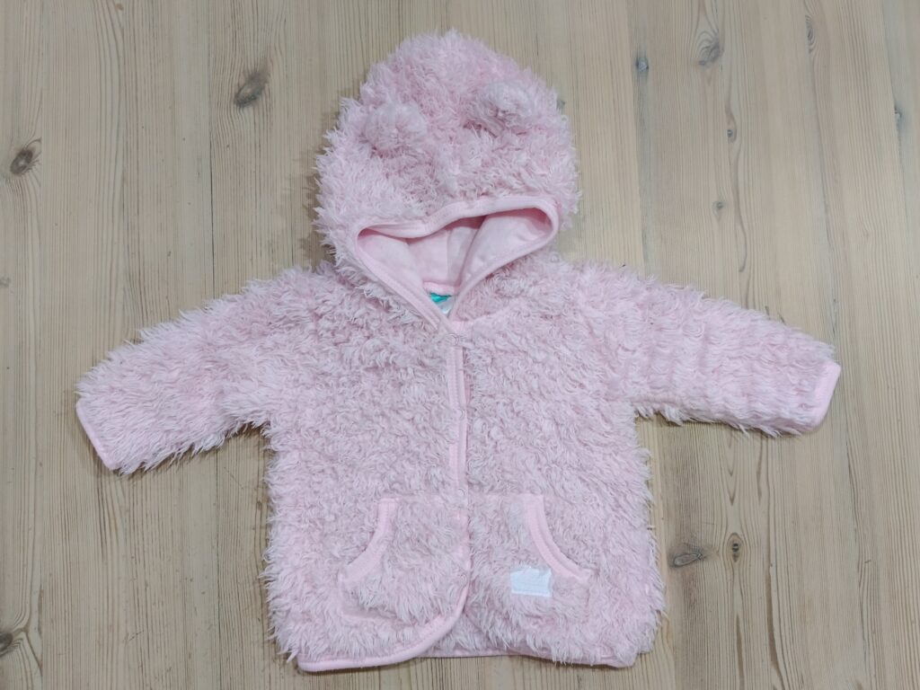 0-3 months - Pink fleece jacketÂ