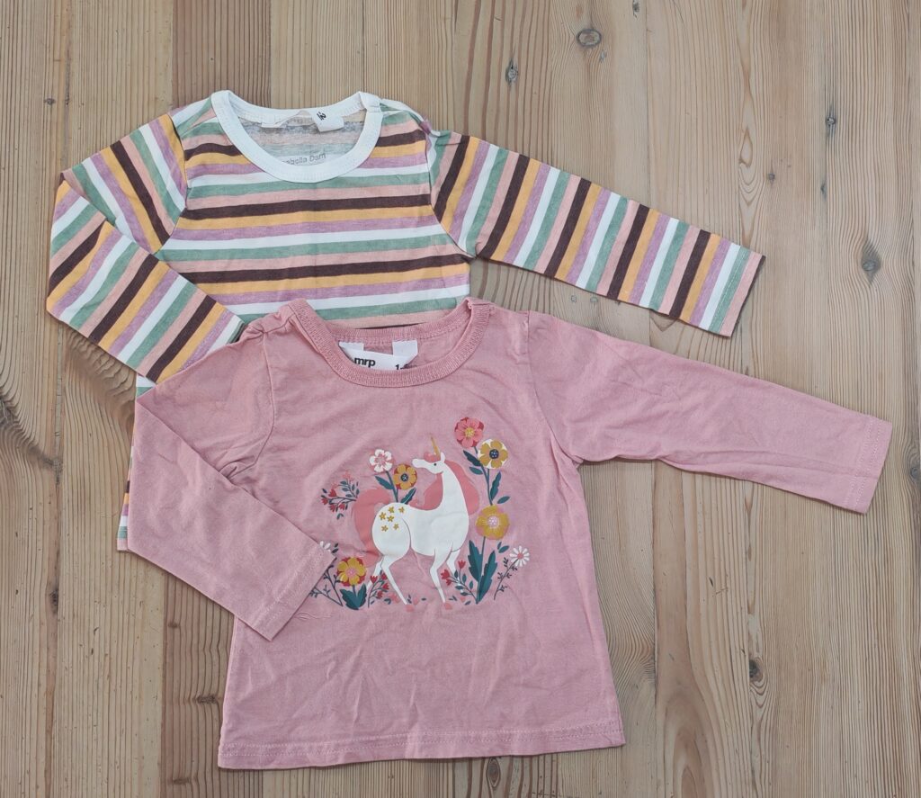 1-2 years - Set of 2 shirts
