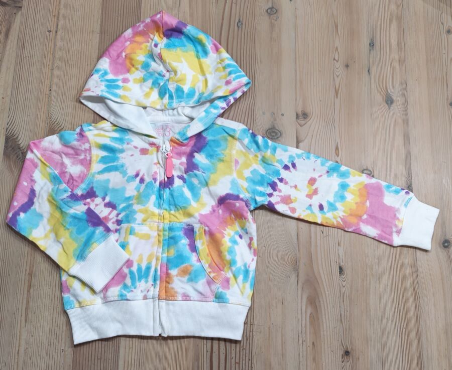 3-4 years - Tie dye hoodie